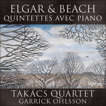 Takacs Quartet Elgar Beach Hyperion